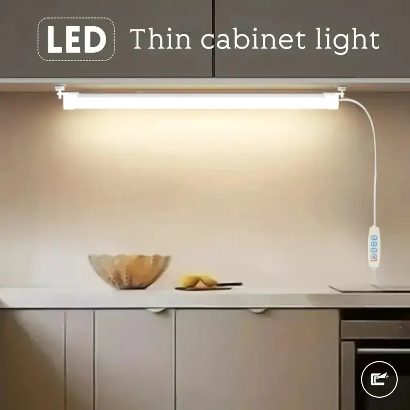 Dimmbare LED-Unterschrankleuchte mit Magnetstreifen und drei Farbwechseln