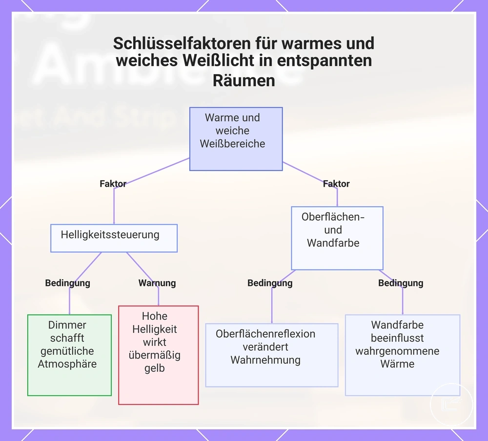 Schlüsselfaktoren für warmes und weiches Weißlicht in entspannten Räumen