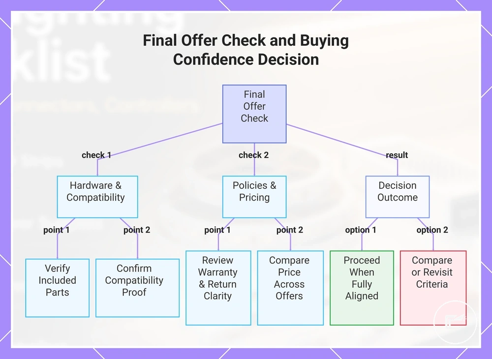 Final Offer Check and Buying Confidence Decision