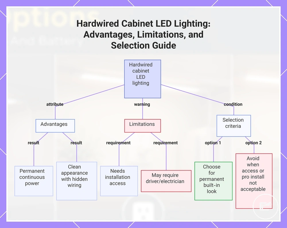 Hardwired Cabinet LED Lighting: Advantages, Limitations, and Selection Guide