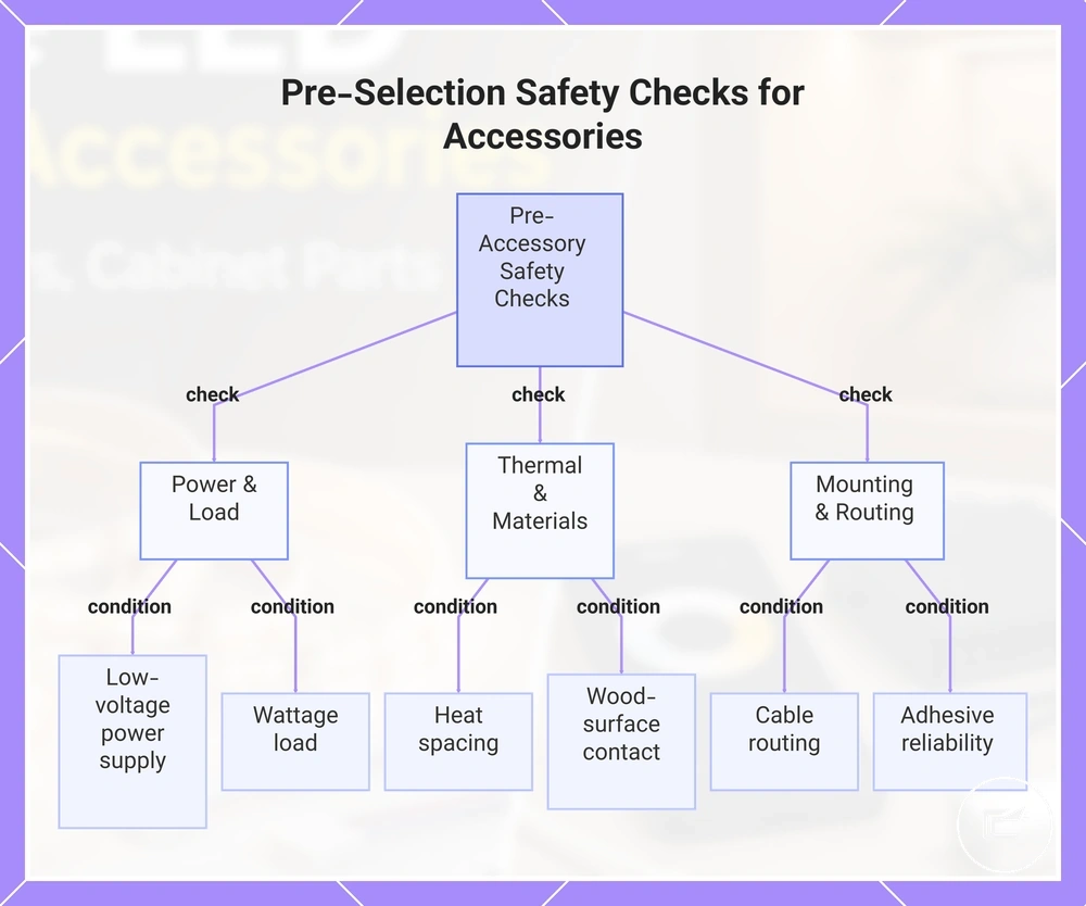 Pre-Selection Safety Checks for Accessories
