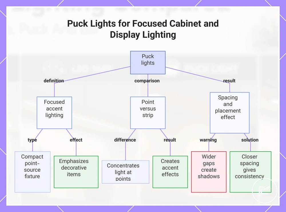 Puck Lights for Focused Cabinet and Display Lighting