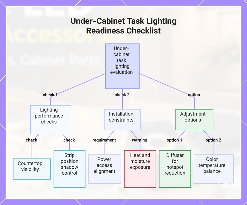 Under-Cabinet Task Lighting Readiness Checklist