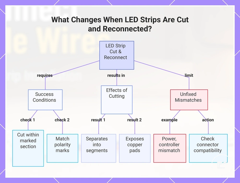 What Changes When LED Strips Are Cut and Reconnected?