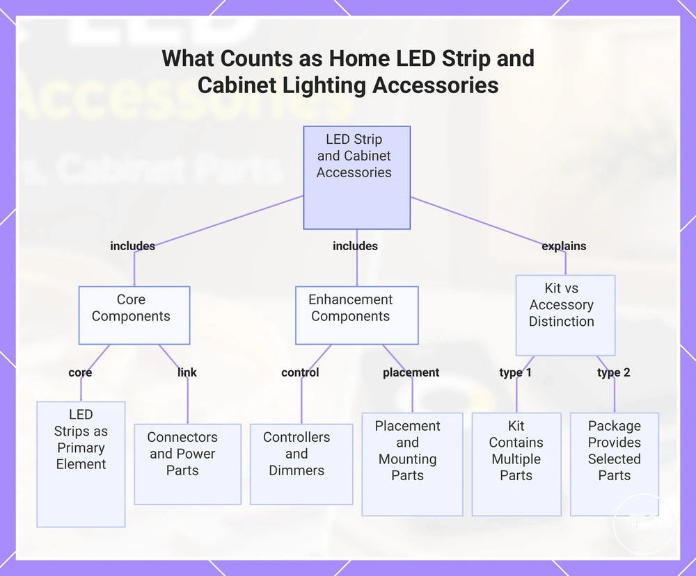 What Counts as Home LED Strip and Cabinet Lighting Accessories