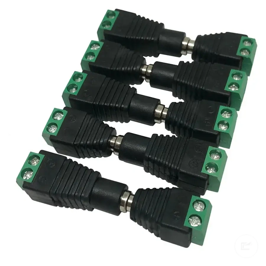 Kit de connecteurs DC mâle et femelle pour alimenter des rubans LED