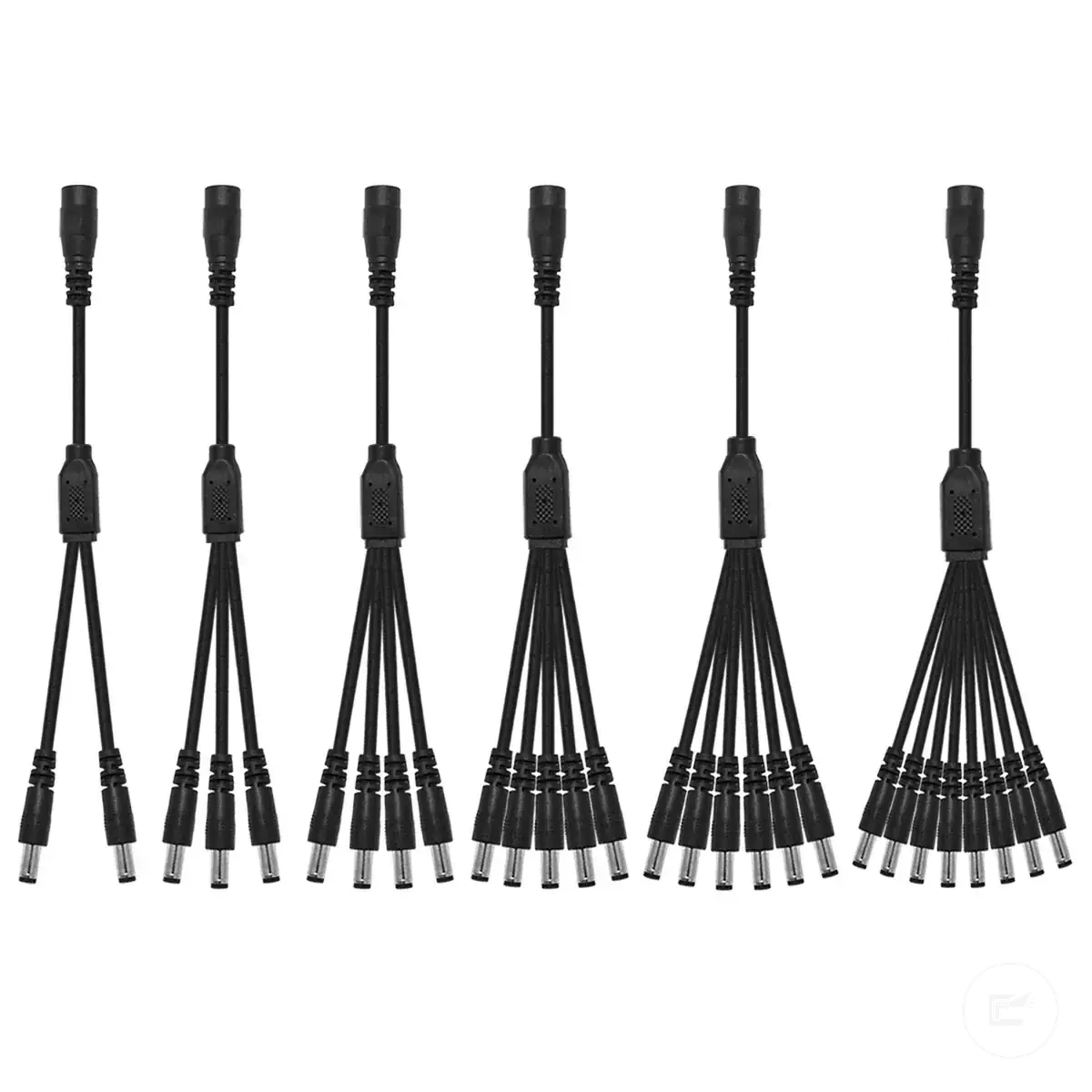 Câble répartiteur d’alimentation DC pour connexions de rubans lumineux LED 5 V et 12 V