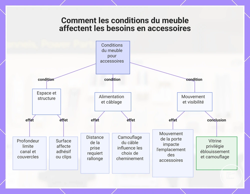 Comment les conditions du meuble affectent les besoins en accessoires