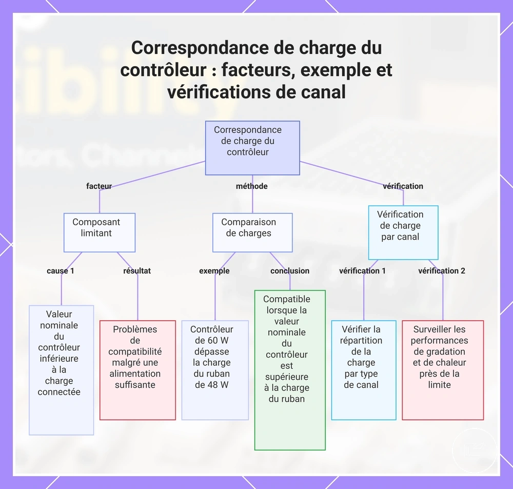 Correspondance de charge du contrôleur : facteurs, exemple et vérifications de canal