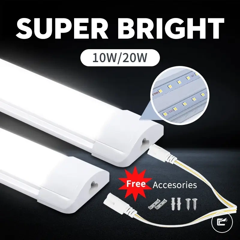 Dolap altı ve oda aydınlatması için T5 ve T8 LED tüp ışık barı