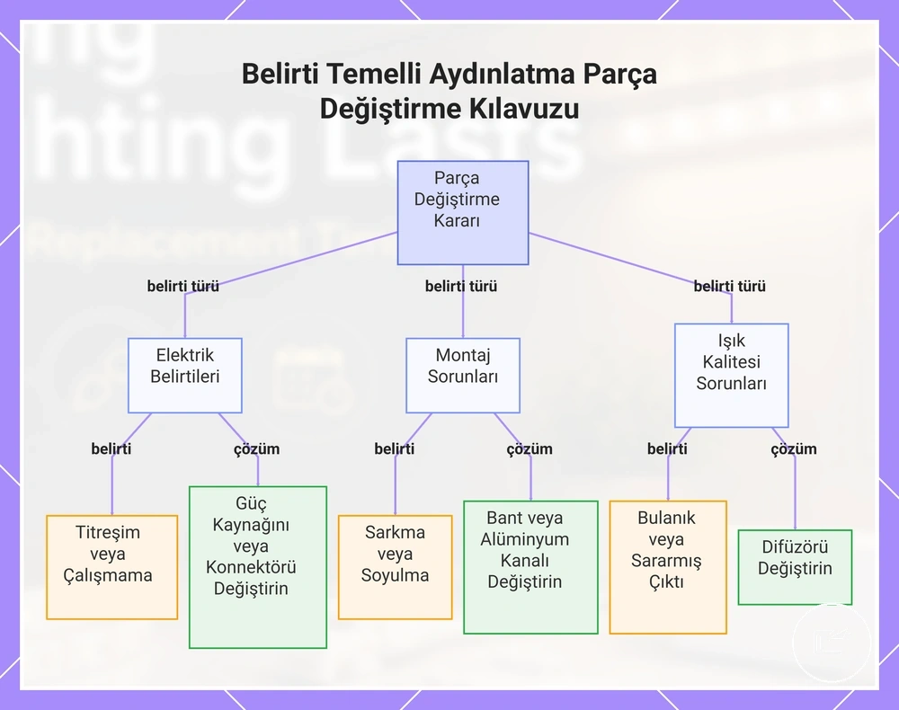 Belirti Temelli Aydınlatma Parça Değiştirme Kılavuzu