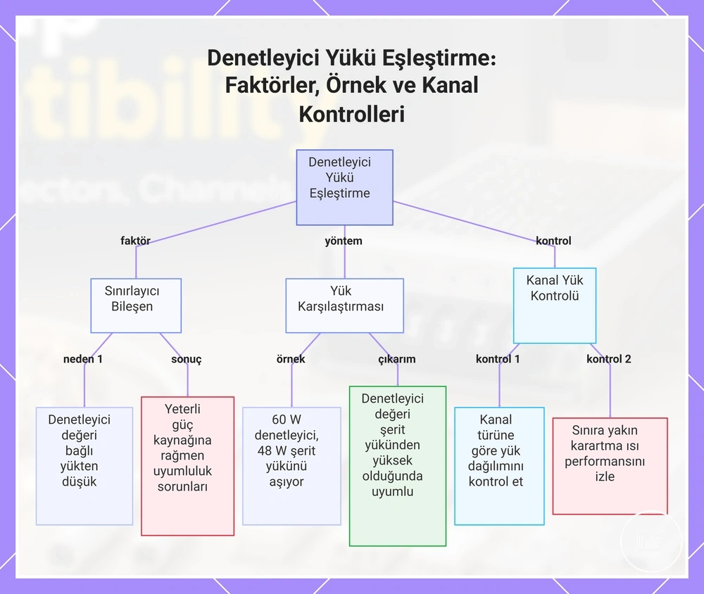 Denetleyici Yükü Eşleştirme: Faktörler, Örnek ve Kanal Kontrolleri