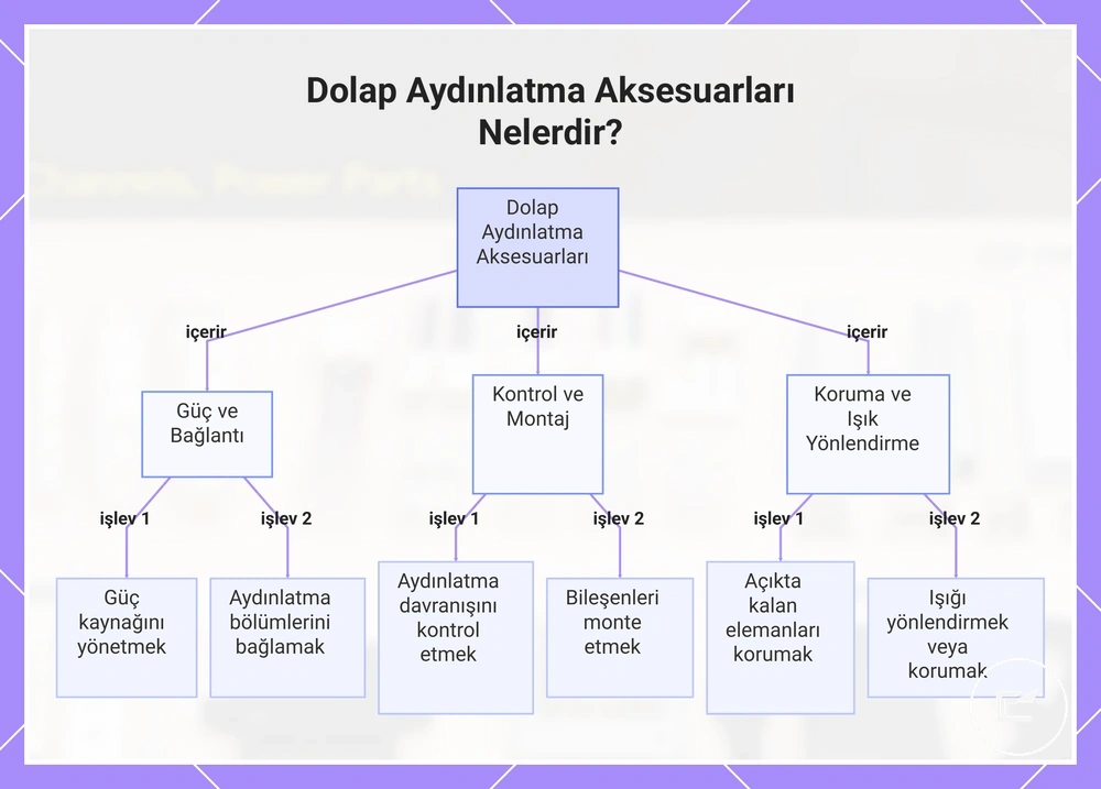 Dolap Aydınlatma Aksesuarları Nelerdir?