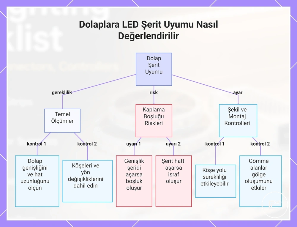 Dolaplara LED Şerit Uyumu Nasıl Değerlendirilir